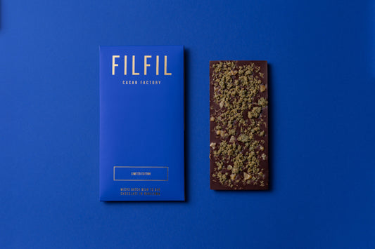 能登ブルー あおさクランブル 70% ダークチョコレート ~ NOTO BLUE ~